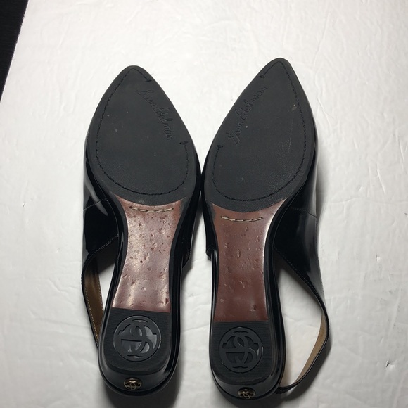 Sam Edelman black patent pointy flats size 8.5 - Picture 7 of 8